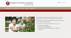 Desktop Screenshot of daughtersofcharityfdn.org